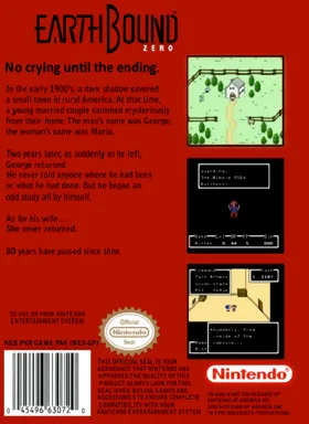 EarthBound Beginnings (USA, Europe) (Virtual Console) box cover back